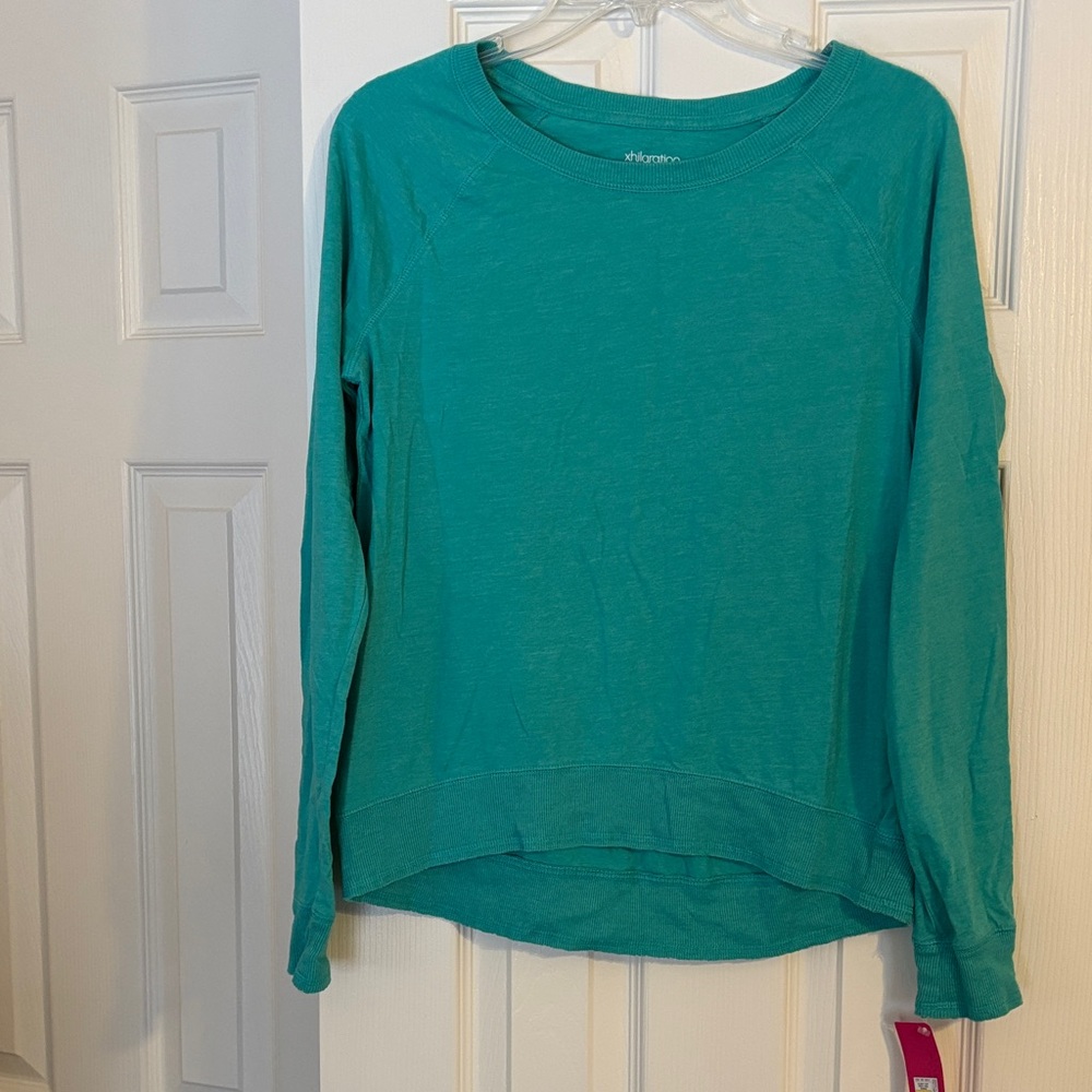 Xhilaration Teal Long Sleeve Top